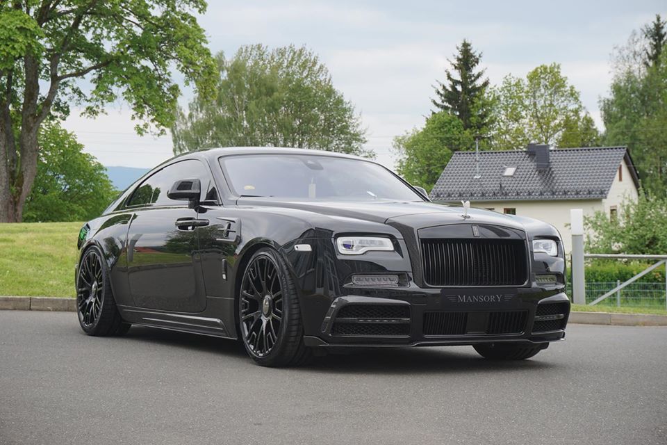 All Black MANSORY Rolls-Royce Wraith(图文)