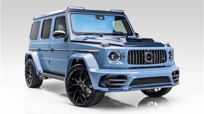 MANSORY G63 中国蓝搭配蓝碳纤维 升级案例